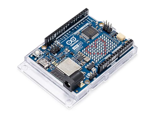 Arduino UNO R4 WiFi [ABX00087] – Renesas RA4M1 / ESP32-S3 – WLAN, Bluetooth, USB-C, CAN, DAC, OP AMP, Qwiic-Anschluss, 12x8 LED-Matrix