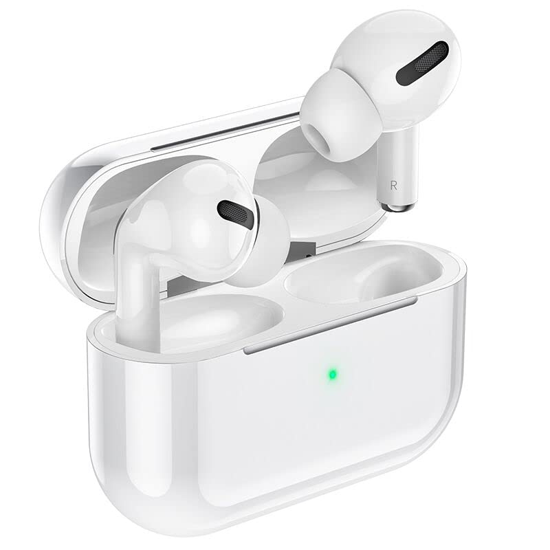 [Apple MFi Certified] AirPods Pro Wireless Earbuds Bluetooth im Ohr Leichte Kopfhörer Integriertes Mikrofon, mit Touch Control, Geräuschunterdrückung, Ladecase, Pop-ups Auto Pairing Headset