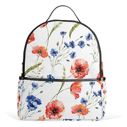Kinder-Rucksack, niedlich, modisch, Blumen-Blätter, Schulrucksäcke für Jungen und Mädchen, Büchertaschen, Reisen, Laptoptaschen